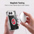 NHL Carolina Hurricanes Puck Texture Soft Gel Case for Apple iPhone Duo