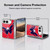 NHL Washington Capitals Oversized Soft Gel Case for Apple iPhone Duo