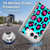 Head Case Designs Mad Prints Cyan Leopard Soft Gel Case for Apple iPhone Duo