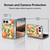 Haley Bush Pattern Painting Orange Splash Soft Gel Case for Apple iPhone Duo