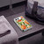 Haley Bush Pattern Painting Orange Splash Soft Gel Case for Apple iPhone Duo