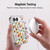 Micklyn Le Feuvre Patterns 2 Rainbow Fast Food Soft Gel Case for Apple iPhone Duo