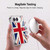 Head Case Designs Union Jack Collection Red And Blue Gingham Soft Gel Case for Apple iPhone Duo