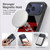 AC Milan Crest Patterns Diagonal Gel Armour Case For Apple iPhone 18 Pro Max