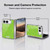 P.D. Moreno Patterns Lime Green Soft Gel Case for Apple iPhone Duo