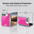 P.D. Moreno Patterns Pink Leopard Soft Gel Case for Apple iPhone Duo