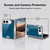 P.D. Moreno Patterns Teal Soft Gel Case for Apple iPhone Duo