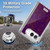 P.D. Moreno Patterns Violet Soft Gel Case for Apple iPhone Duo