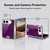 P.D. Moreno Patterns Violet Soft Gel Case for Apple iPhone Duo