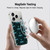 Episodic Drawing Art Emerald Pattern Soft Gel Case for Apple iPhone 18 Pro Max