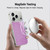 Head Case Designs Gingham-Patterns Purple Soft Gel Case for Apple iPhone 18 Pro
