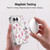 Anis Illustration Flower Pattern 2 Magnolia Soft Gel Case for Apple iPhone Duo