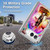 Random Galaxy Space Llama Cat & Electric Pancakes Soft Gel Case for Apple iPhone Duo