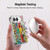 Michael David Ward Psychedelic Art Van Life Frog Soft Gel Case for Apple iPhone Duo