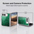 PLdesign Glitter Sparkles Emerald Green Soft Gel Case for Apple iPhone Duo