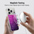 PLdesign Glitter Sparkles Purple Pink Soft Gel Case for Apple iPhone 18 Pro Max