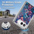 Nature Magick Paint Blobs Blue Soft Gel Case for Apple iPhone Duo