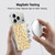 PLdesign Food Patterns Macaroni Pasta Gold Soft Gel Case for Apple iPhone 18 Pro Max