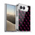 PLdesign Sparkly Flamingo Pink Pattern On Black Soft Gel Case for Apple iPhone Duo
