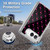 PLdesign Sparkly Flamingo Pink Pattern On Black Soft Gel Case for Apple iPhone Duo