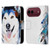 Pixie Cold Animals Husky Leather Book Wallet Case Cover For Apple iPhone Duo