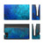 LebensArt Art Mix Blue Malachit Vinyl Sticker Skin Decal Cover for Nintendo Switch Bundle