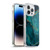 LebensArt Mineral Marble Glam Turquoise Soft Gel Case for Apple iPhone 14 Pro Max & MagSafe