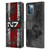 EA Bioware Mass Effect Graphics N7 Logo Distressed Leather Book Wallet Case Cover For Apple iPhone 12 Pro Max