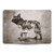 Klaudia Senator French Bulldog Vintage Vinyl Sticker Skin Decal Cover for Apple MacBook Pro 13" A2338