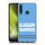 Glasgow Warriors Logo Text Type Blue Soft Gel Case for Huawei Y6p