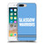 Glasgow Warriors Logo Text Type Blue Soft Gel Case for Apple iPhone 7 Plus / iPhone 8 Plus