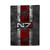 EA Bioware Mass Effect Graphics N7 Logo Distressed Vinyl Sticker Skin Decal Cover for Sony PS5 Disc Edition Console