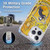 Harry Potter Deathly Hallows XIII Hufflepuff Pattern Soft Gel Case for Apple iPhone 14 Pro Max & MagSafe