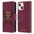 West Ham United FC Hammer Marque Kit Gradient Leather Book Wallet Case Cover For Apple iPhone 13 Mini