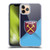 West Ham United FC Crest Blue Gradient Soft Gel Case for Apple iPhone 11 Pro