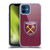 West Ham United FC Crest Full Colour Soft Gel Case for Apple iPhone 12 / iPhone 12 Pro