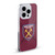 West Ham United FC Crest Gradient Soft Gel Case for Apple iPhone 13 Pro