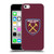 West Ham United FC Crest Full Colour Soft Gel Case for Apple iPhone 5c