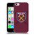 West Ham United FC Crest Gradient Soft Gel Case for Apple iPhone 5c
