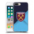 West Ham United FC Crest Blue Gradient Soft Gel Case for Apple iPhone 7 Plus / iPhone 8 Plus
