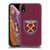 West Ham United FC Crest Full Colour Soft Gel Case for Apple iPhone XR