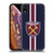 West Ham United FC Crest Stripes Soft Gel Case for Apple iPhone XR
