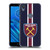 West Ham United FC Crest Stripes Soft Gel Case for Motorola Moto E6