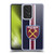 West Ham United FC Crest Stripes Soft Gel Case for Samsung Galaxy A53 5G (2022)