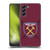 West Ham United FC Crest Gradient Soft Gel Case for Samsung Galaxy S21 FE 5G