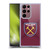 West Ham United FC Crest Gradient Soft Gel Case for Samsung Galaxy S22 Ultra 5G