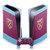 West Ham United FC Art 1895 Claret Crest Vinyl Sticker Skin Decal Cover for Sony PS5 Disc Edition Bundle