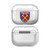 West Ham United FC Crest Logo Plain Clear Hard Crystal Cover Case for Apple AirPods Pro Charging Case