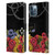 Frida Kahlo Red Florals Efflorescence Leather Book Wallet Case Cover For Apple iPhone 12 Pro Max