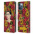 Frida Kahlo Red Florals Portrait Pattern Leather Book Wallet Case Cover For Apple iPhone 12 Pro Max